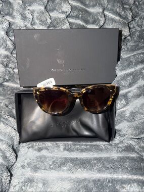 Carolina Lemke Tortoiseshell Cat-Eye Sunglasses